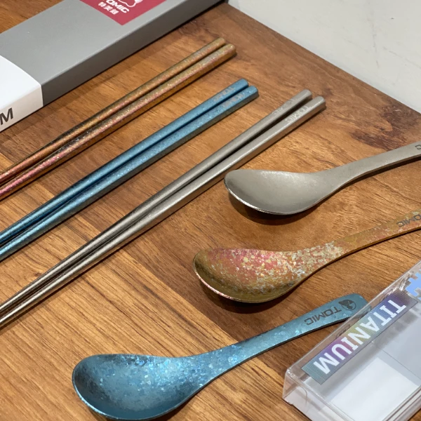 【小宇茶具专属】 纯钛家用抑菌防滑筷子防霉TMIC纯钛筷子+勺