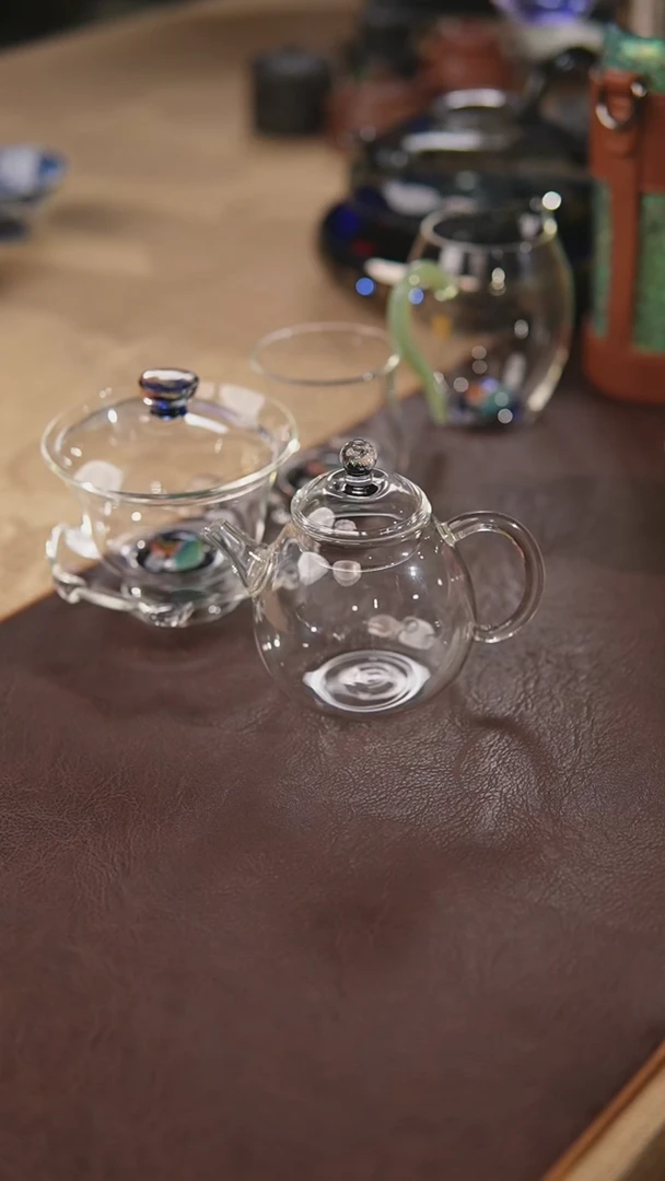 【闪购商品】瓷杯透明星空小壶