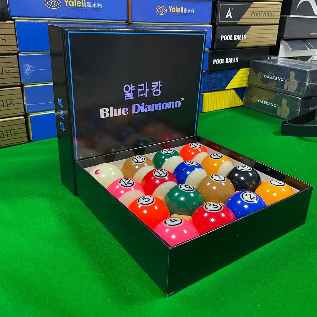 球房专用黑金刚级TV球黑八美式大号水晶球标准台球高级台球器材