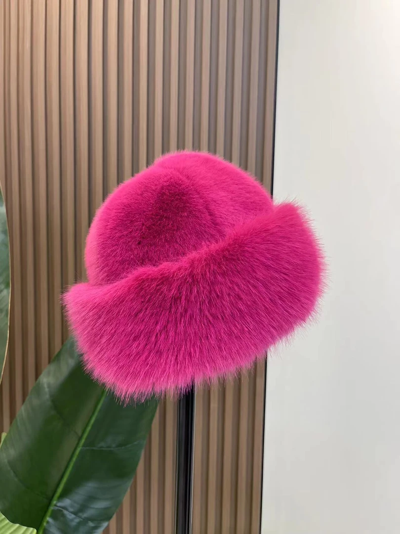 百搭女冬季渔夫帽小熊保暖加绒韩版蒙古帽冬季毛绒秋冬贝雷帽女士