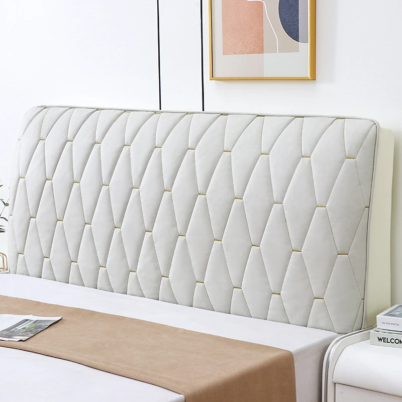 2024新款科技布免洗加厚床头罩套四季可用木板软包皮床头全包通用