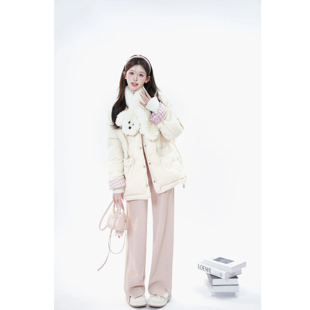 【千寻严选】心动降临Q4YRF3350A‘’90白鸭绒羽绒服预短款时尚百搭