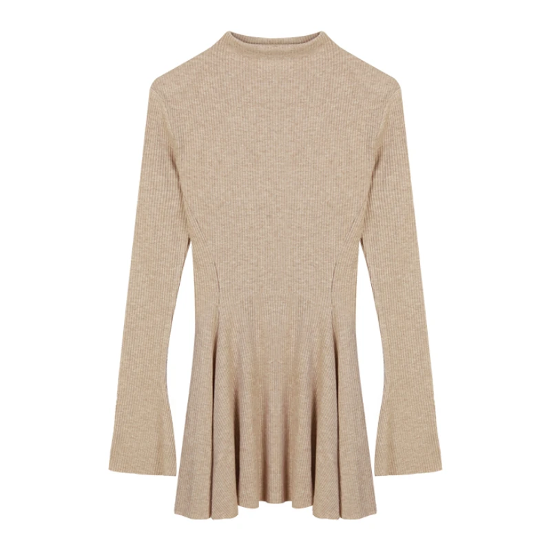 【千寻严选】连衣裙女显瘦D4LYQ8509A气质网红时尚宽松打底百搭圆领