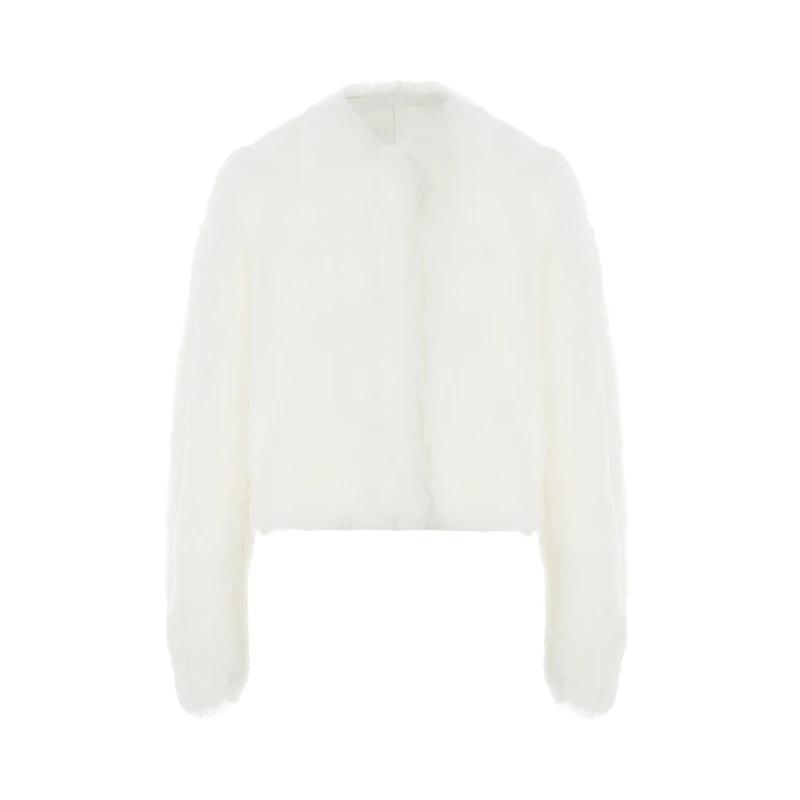 LYNEE【金标系列】托卡直毛羊羔毛皮草外套一体大衣LGD2EAF001