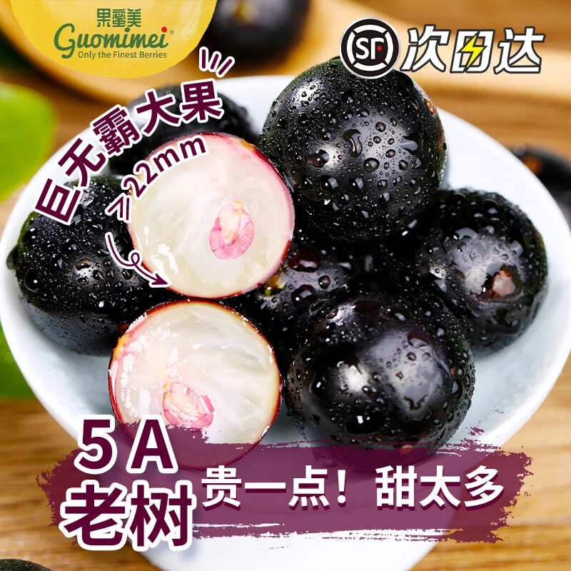 嘉宝果鲜果树葡萄高端水果贵族水果加宝果孕妇现摘整箱顺丰速运