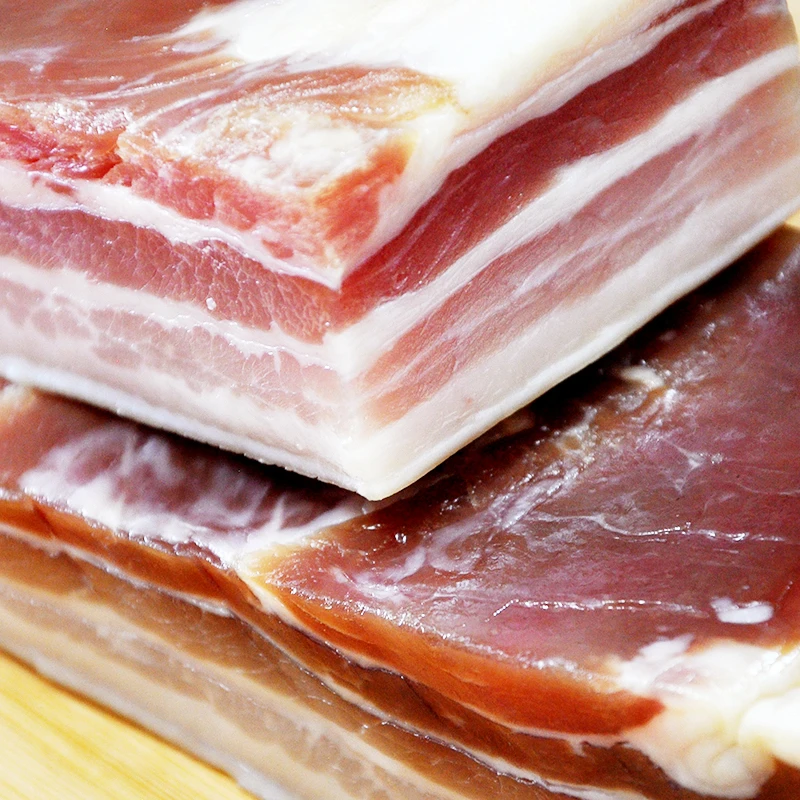 【农家】云南风味腊五花肉 非烟熏肉 两斤装农家风干五花腊肉干货