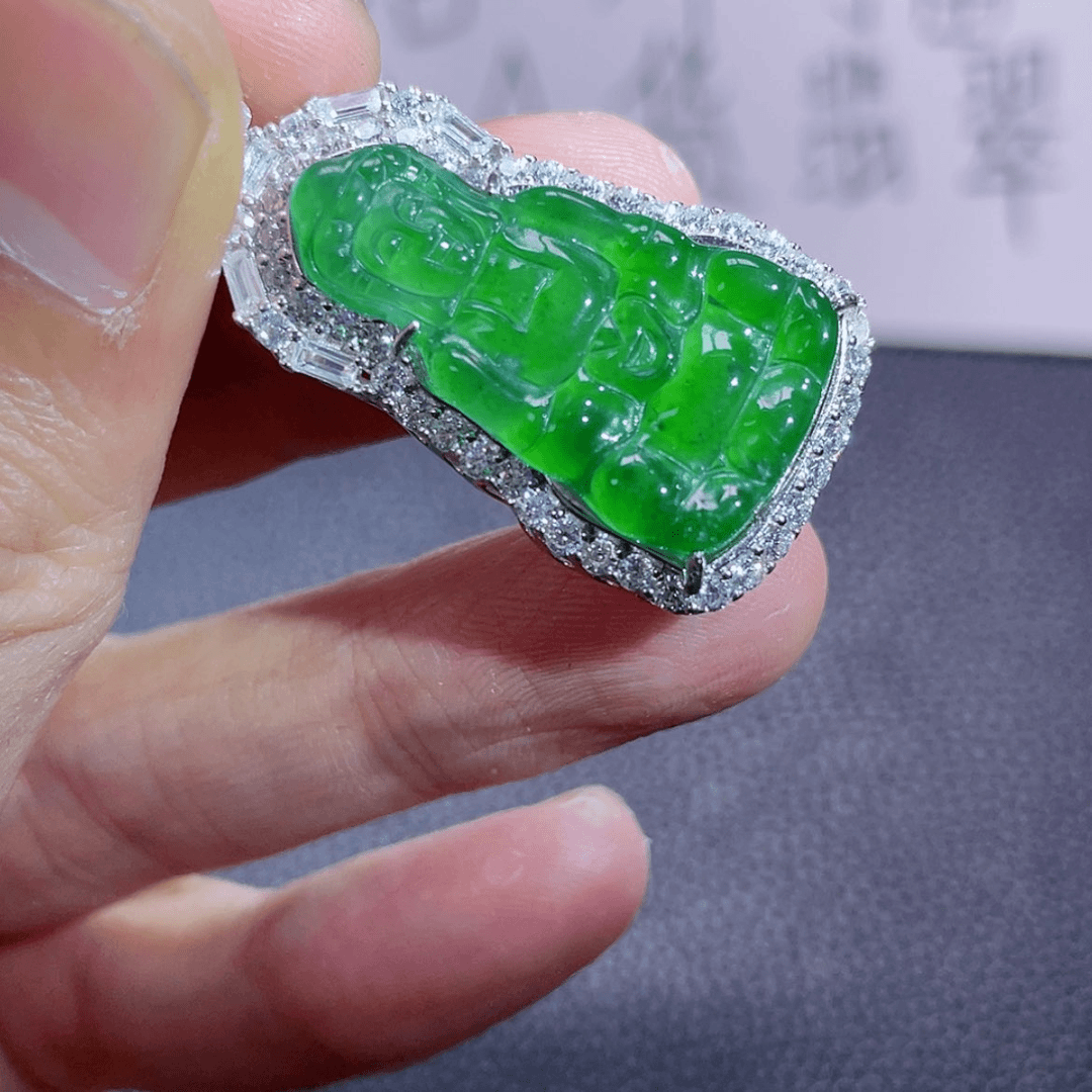 【闪购商品】翡翠颈饰银S925镶嵌