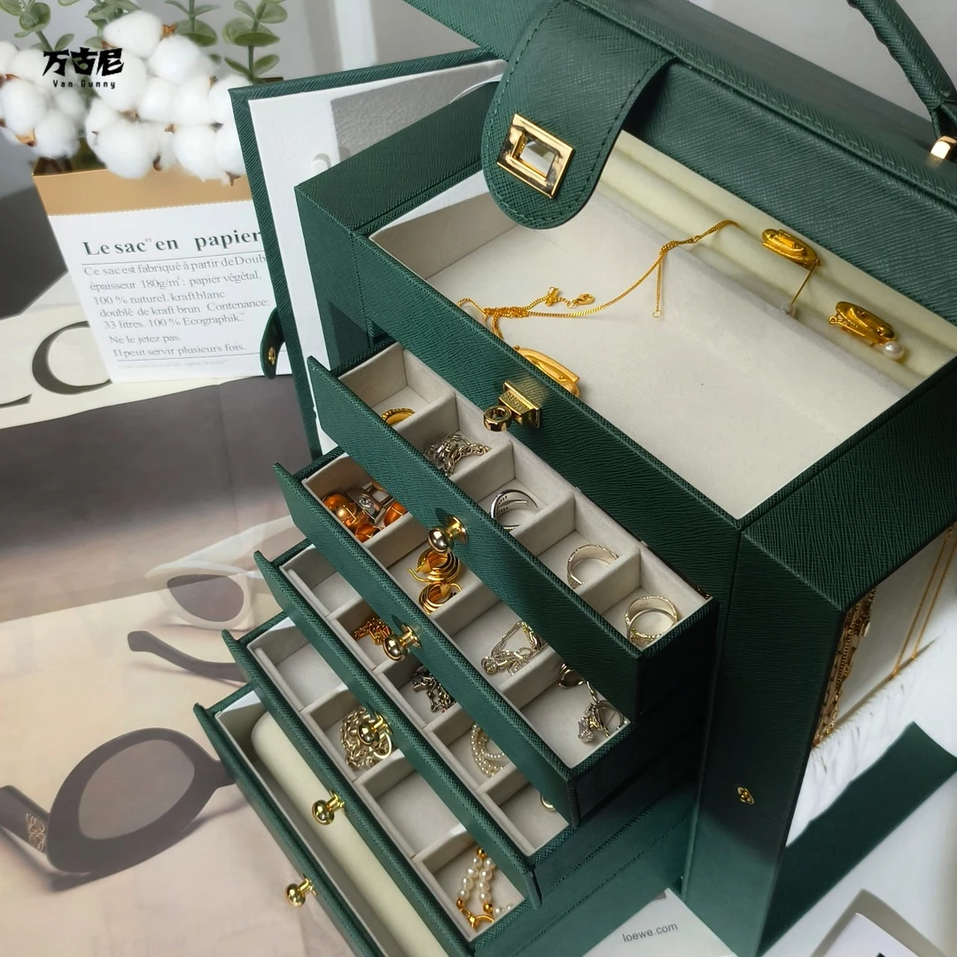 首饰盒/箱 【代工集】高端首饰箱珠宝箱大容量饰品盒