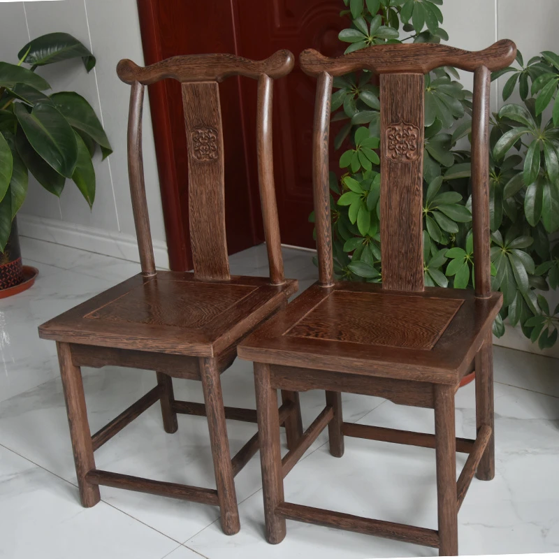 古典家具鸡翅木椅子实木官帽靠背椅中式餐椅学习小椅子儿童椅餐厅