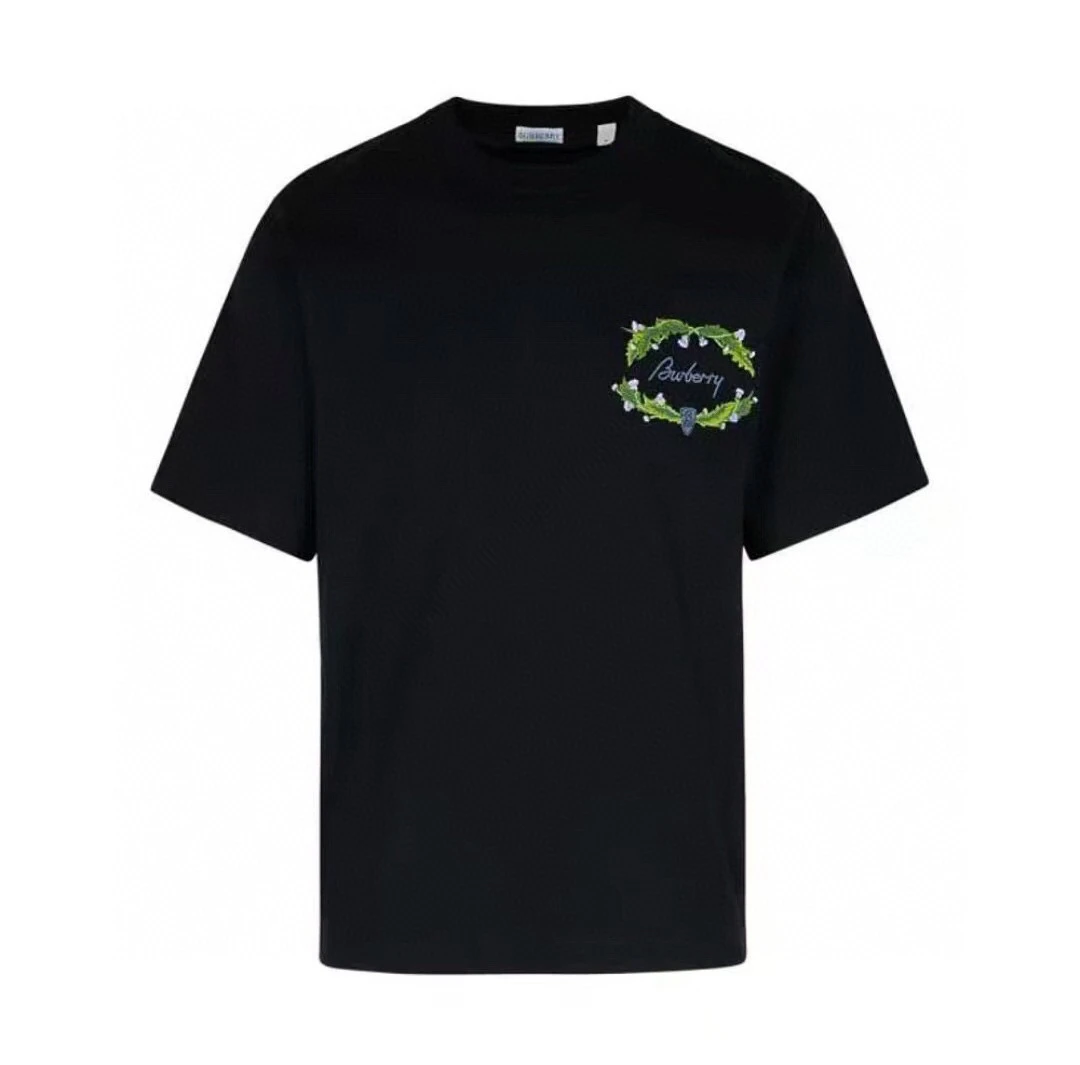 BURBERRY/博柏利  黑色圆领T恤T恤 2431021