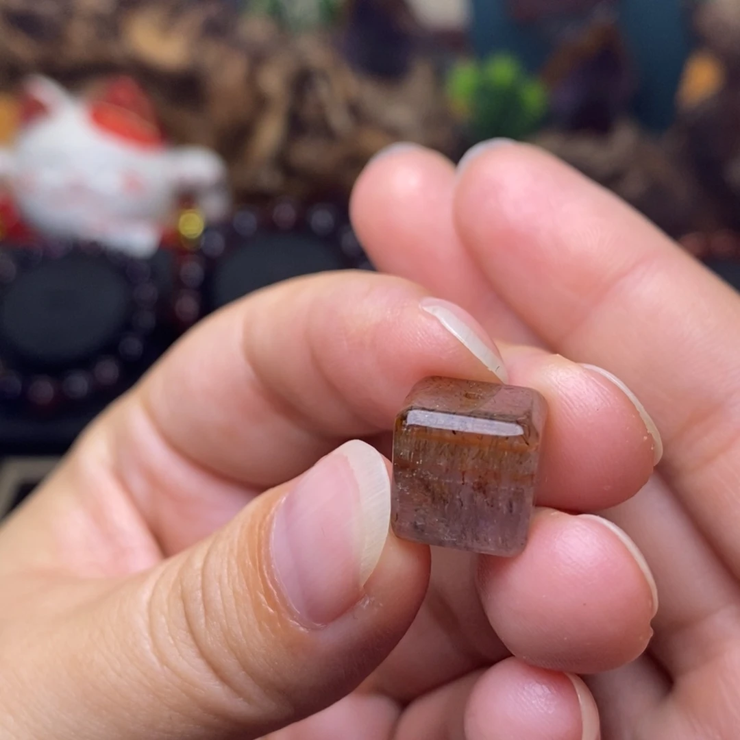 水晶A005老料极光方糖未镶嵌
