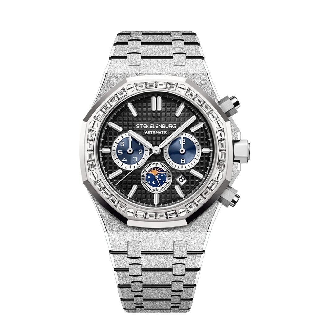 斯特克伦堡/ST【锤金系列】霜金工艺 全自动机械腕表