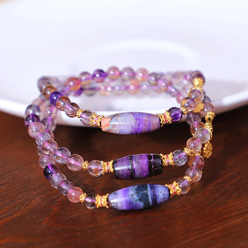 泥地樱花舒俱来DIY超七水晶手链5mm+KTCB-1878(多样性发货发其一）