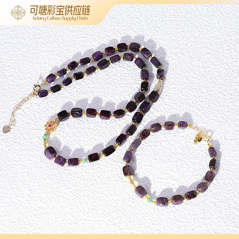 南非舒俱来 B+级红丝绒 18K金 舒俱来套装 KTCB-3133