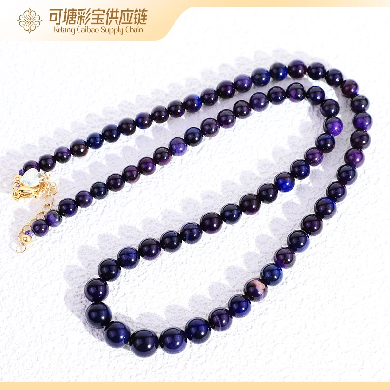 南非舒俱来 传世级 S级夜樱炫彩 舒俱来圆珠塔链 项链KTCB-2855
