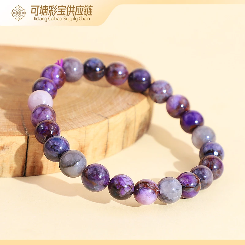 南非舒俱来 A级玉化炫彩泥地樱花 舒俱来手串合集150 KTCB-2890