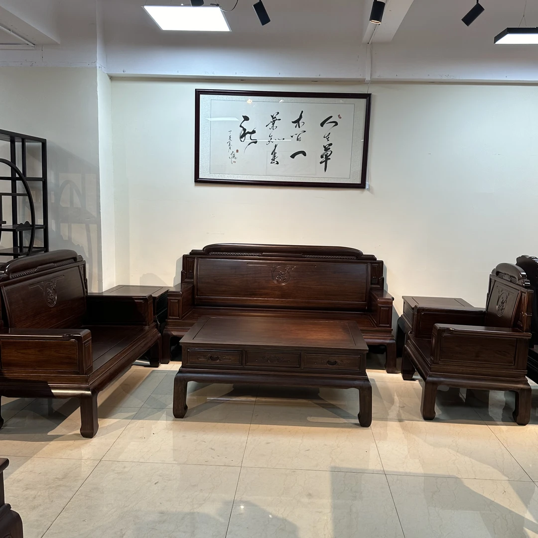 志恒居推荐—祥瑞123六件沙发客厅古典