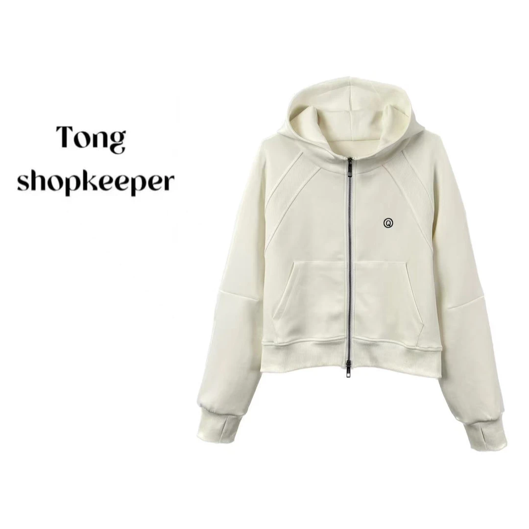 QJ168280【春季新款】欧货时尚立体拼接连帽百搭卫衣