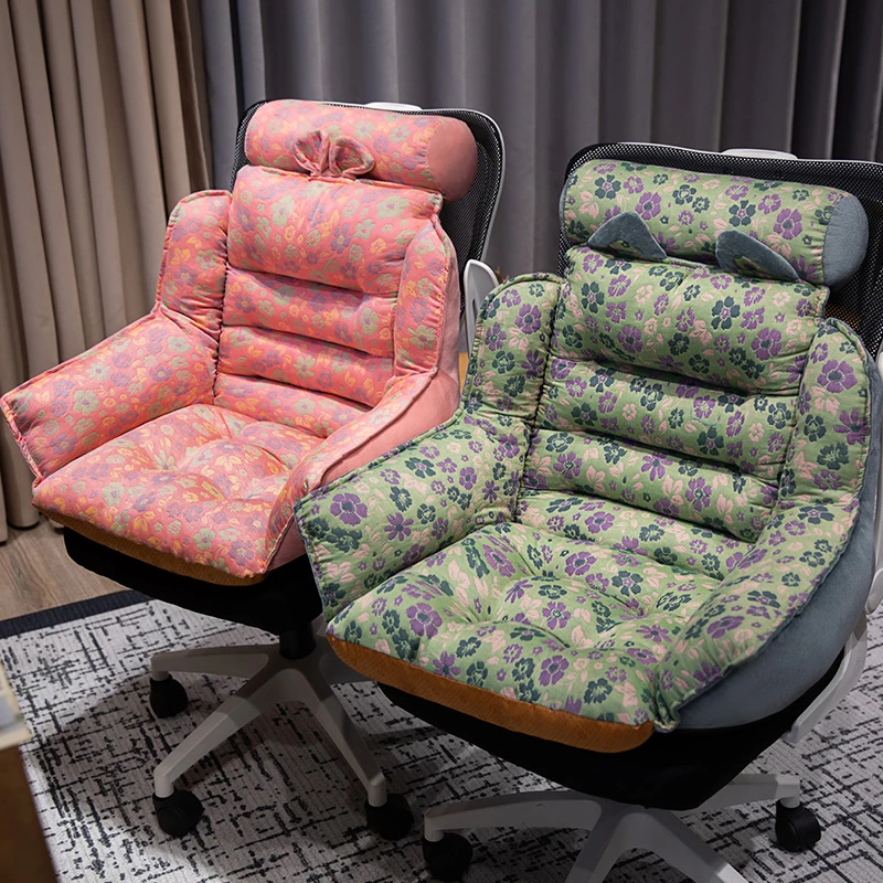 椅子坐垫靠背一体办公室久坐靠垫护腰座垫学生宿舍屁股座椅垫屁垫