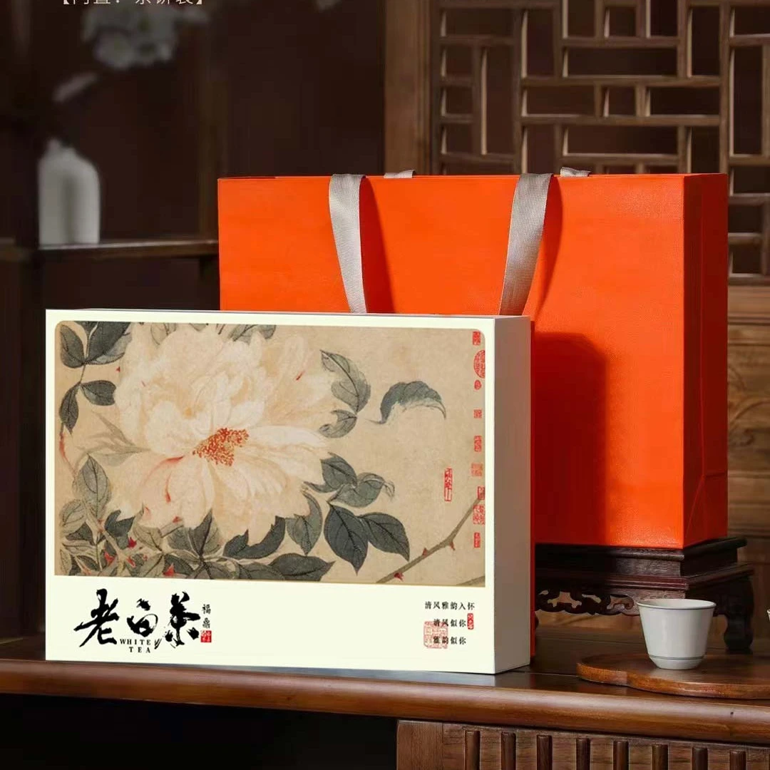 精品老白茶300g礼盒装  核心产区古法工艺大师监制节日送礼中秋