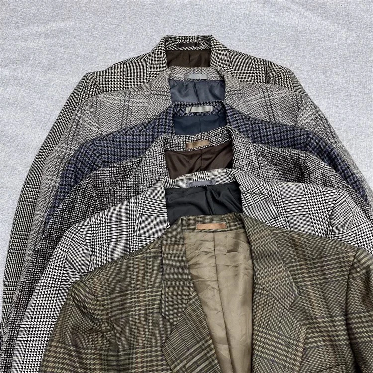 vintage古着男女日制西服毛呢时尚休闲西装外套