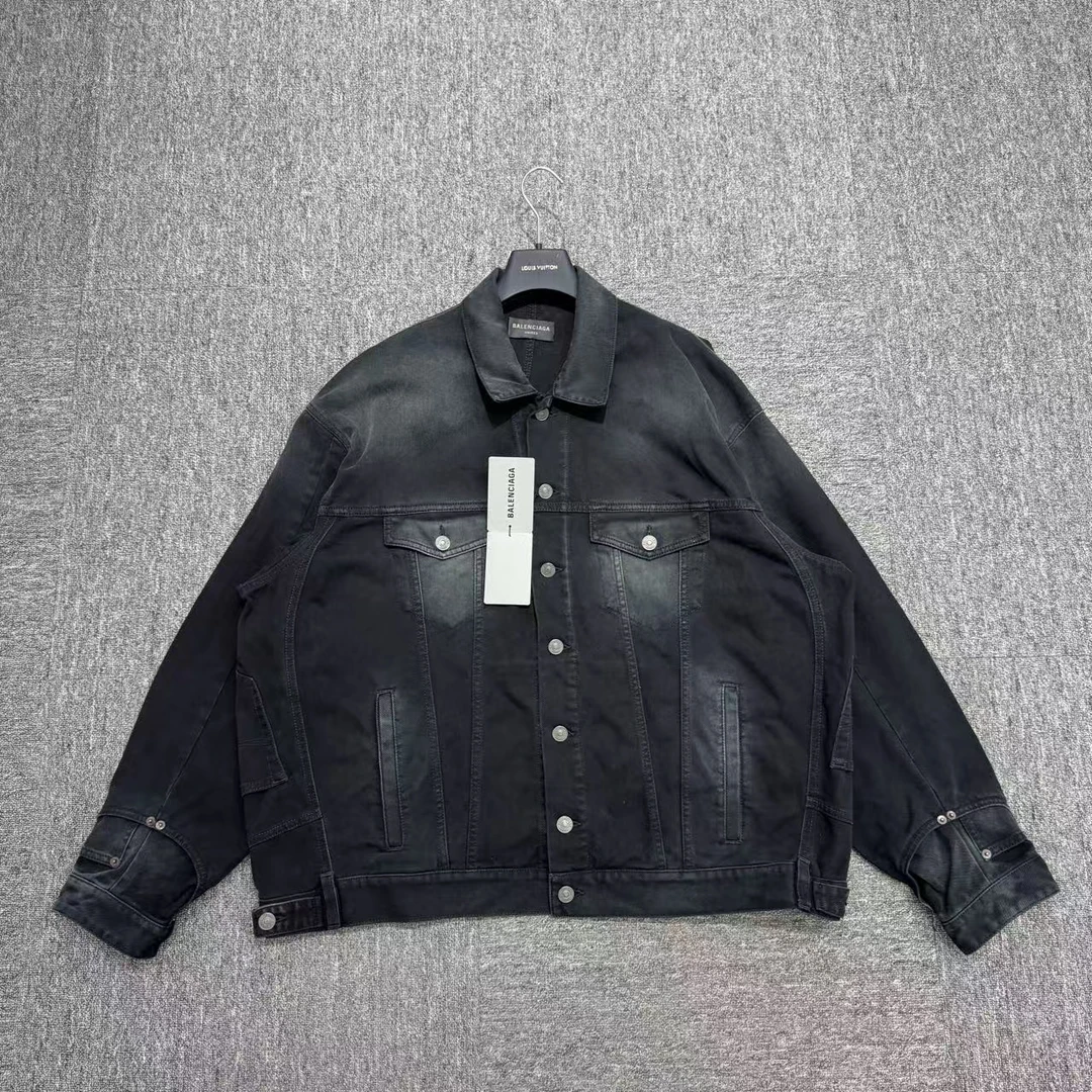 Balenciaga 水洗做旧牛仔夹克/10797/xs码/全新带吊