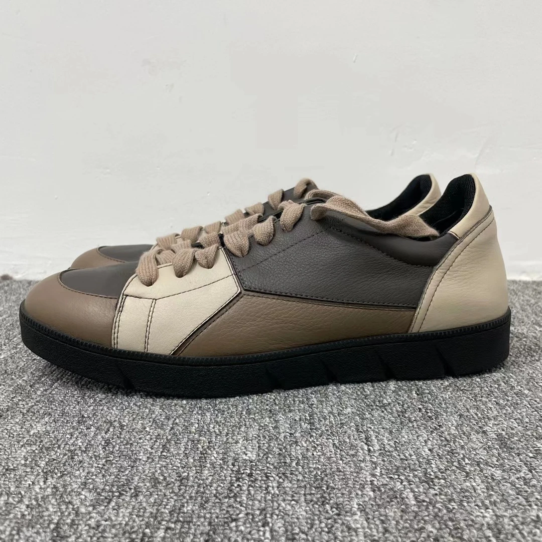 LOEWE 复古拼皮 板鞋 尺码44/99新/03902