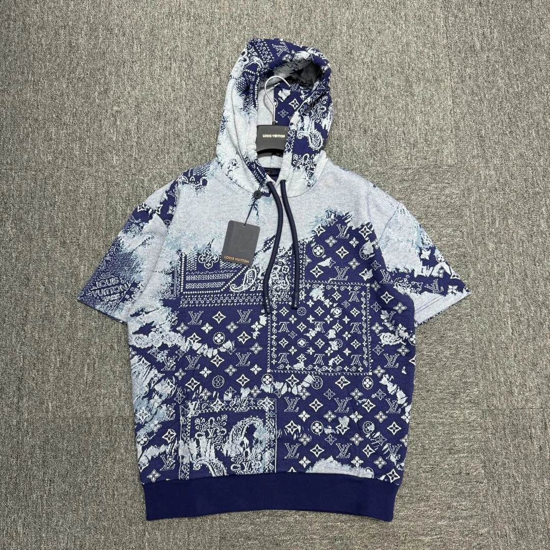 louis vuitton 腰果花连帽短袖/M码/全新带吊/公价10300/11016