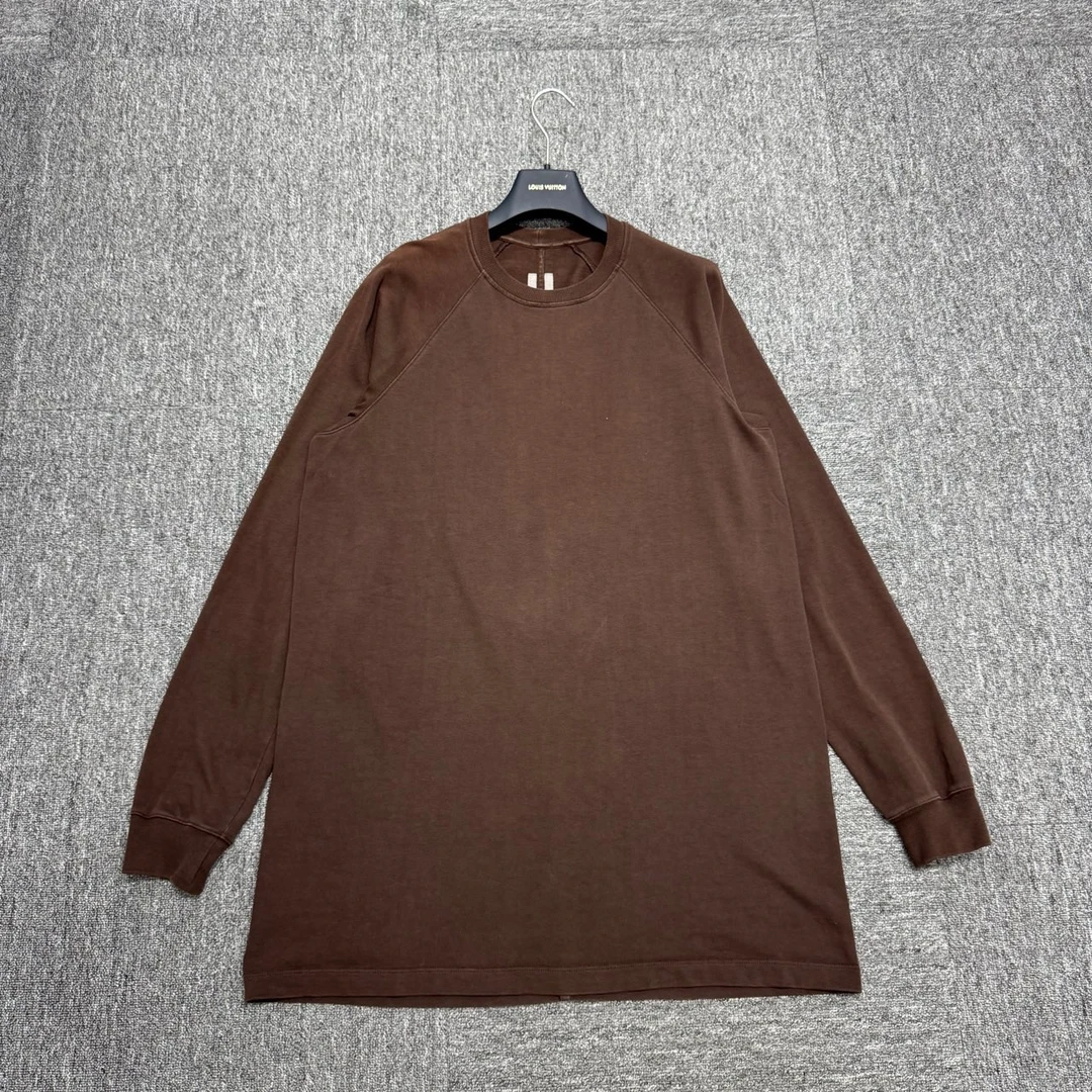 Rick Owens 棕色长袖衬衣/M码/98新/10324
