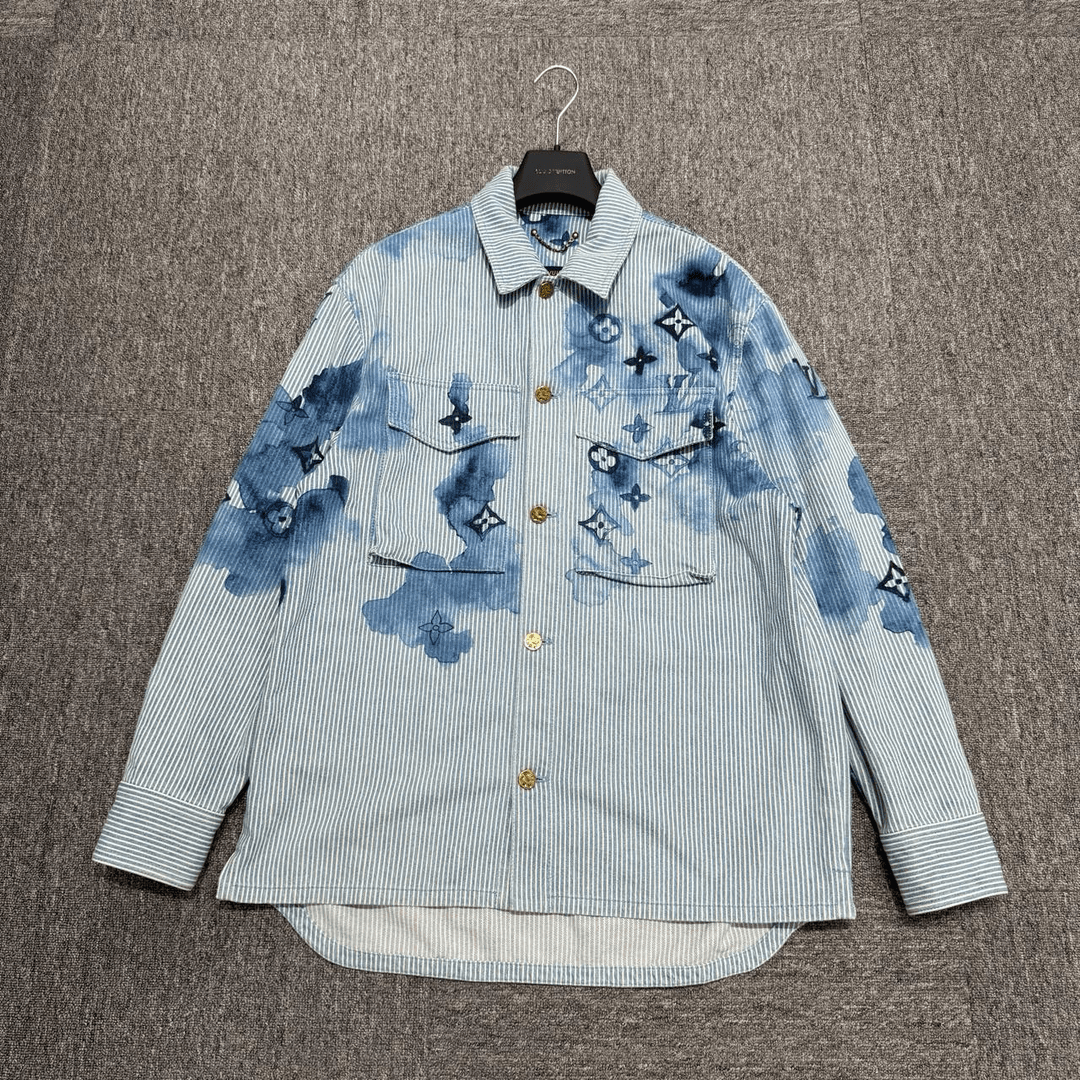 Louis Vuitton 水墨老花衬衫外套/尺码L/98新/编码06616