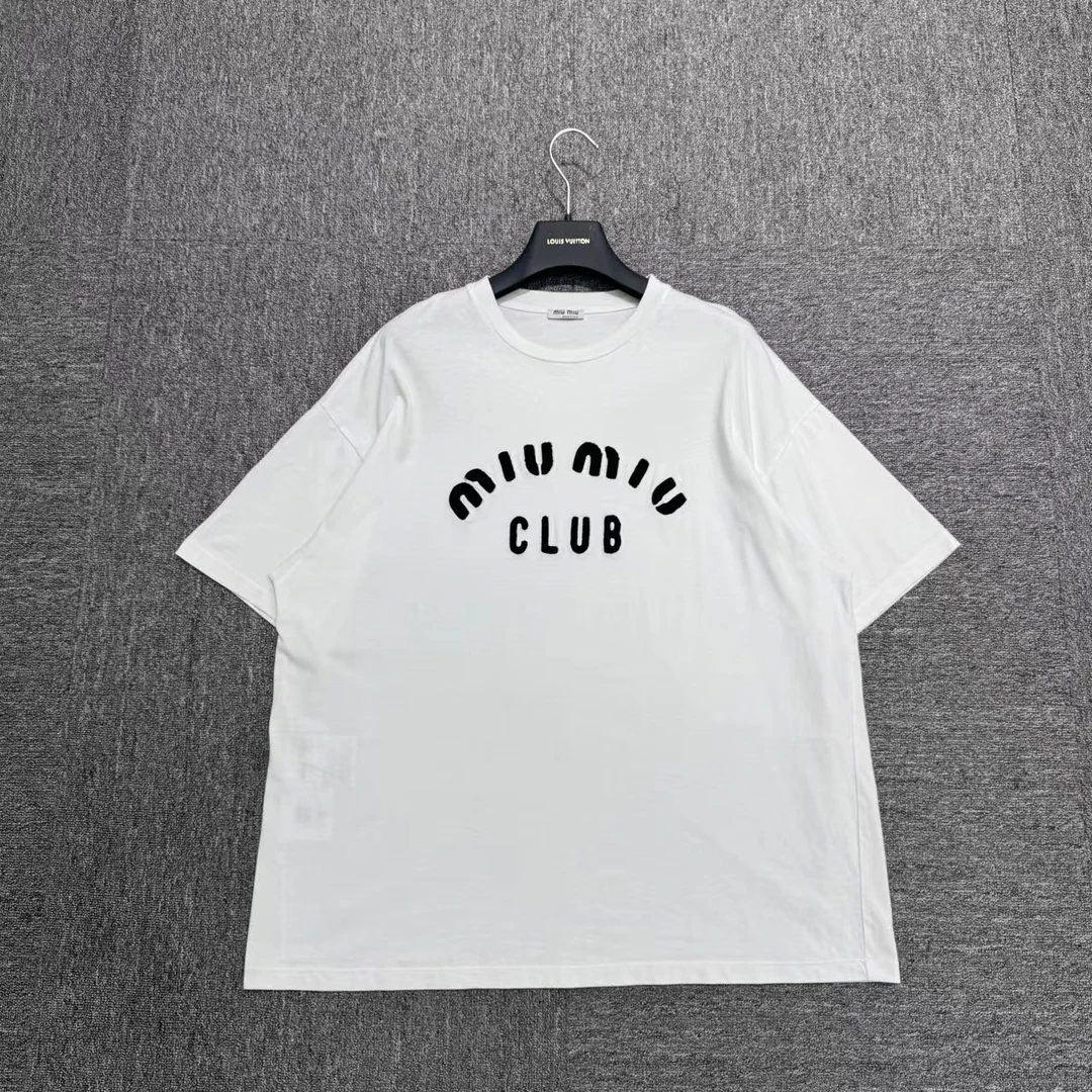 MiuMiu logo短袖/11434 /M码/98新