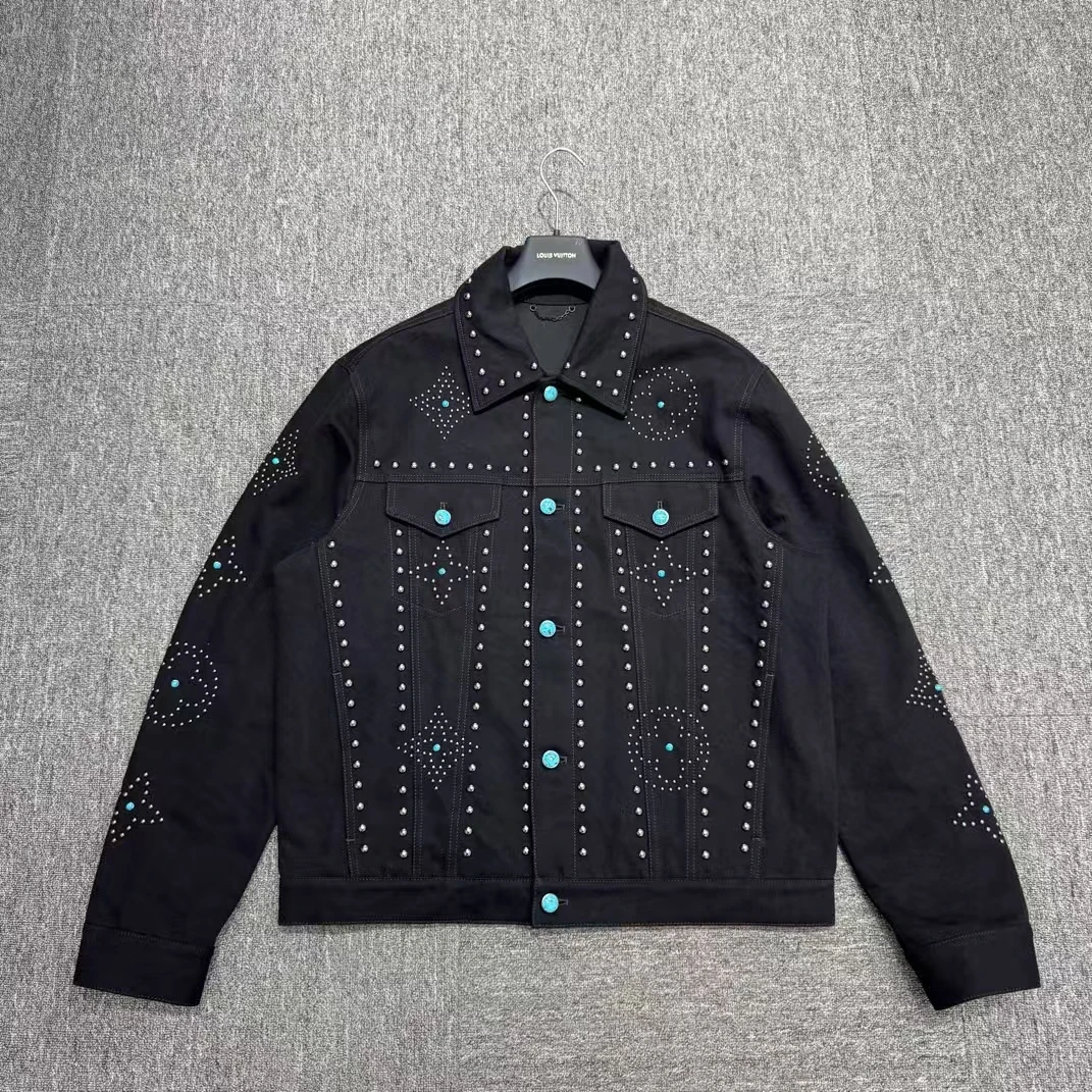 louis vuitton lv 24fw 菲董联名绿松石夹克/11333/52码/99新