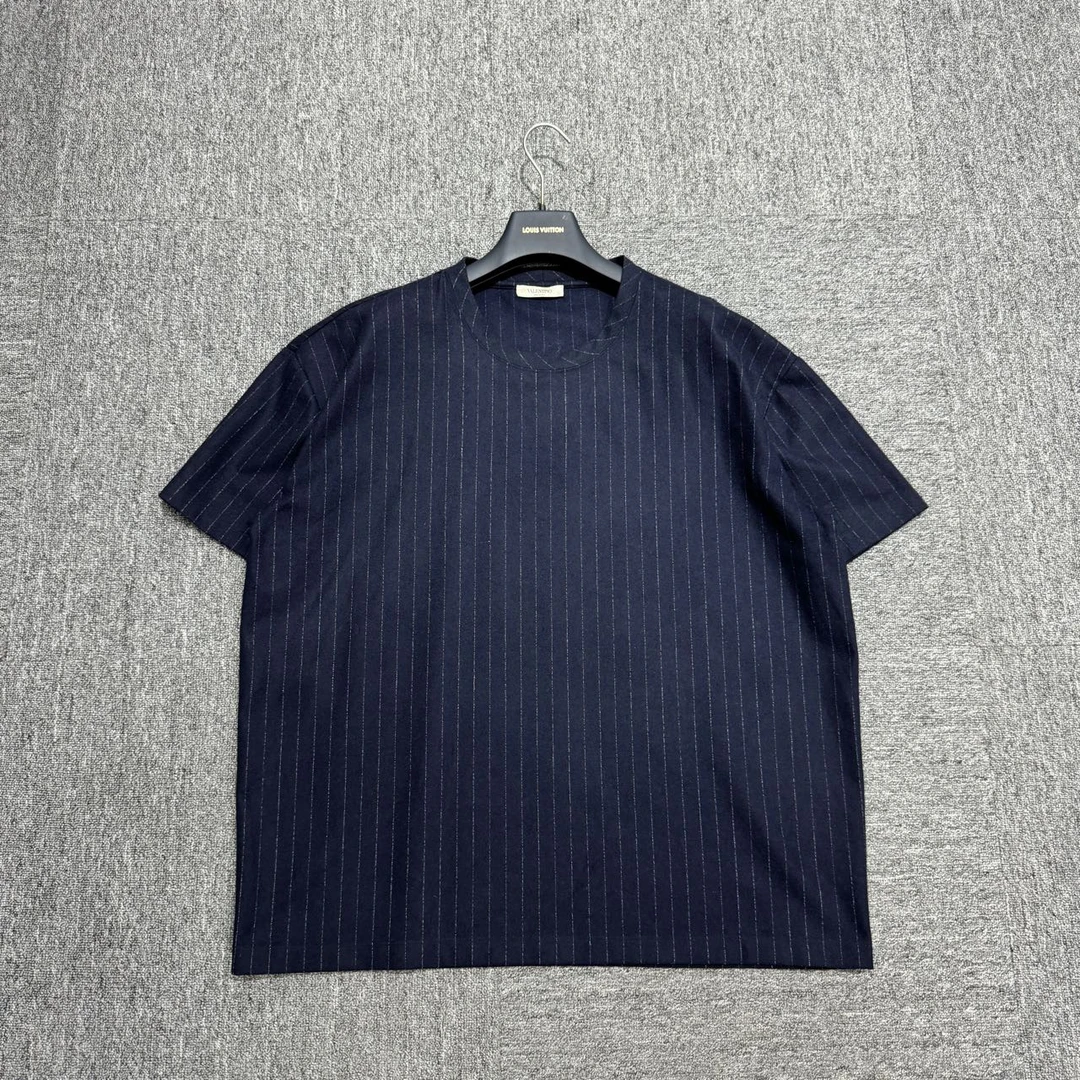 Valentino 条纹 羊毛短袖/xl码/98新/公价 7400/08386