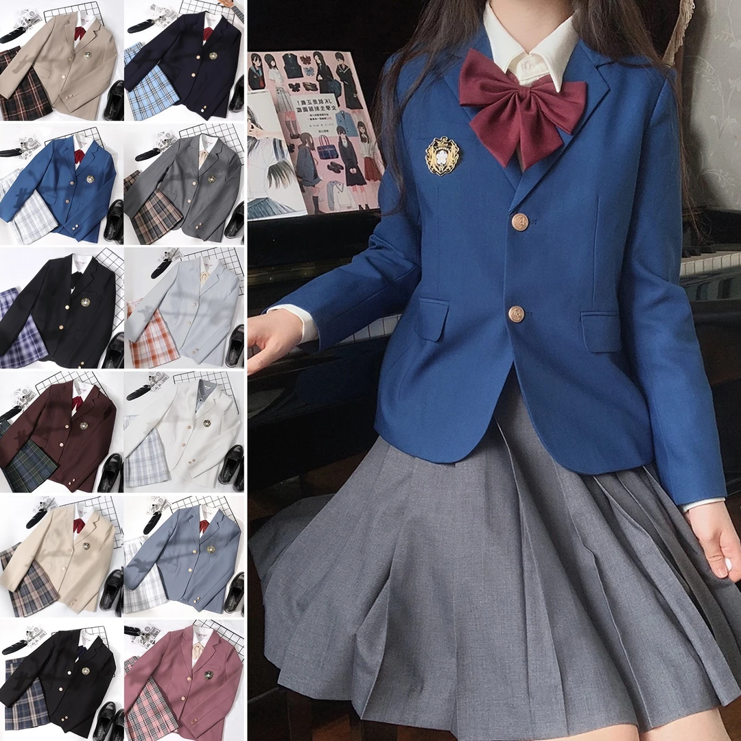 樱花家族【13色西服】校供感日式原创jk制服学院风日系西装女秋冬