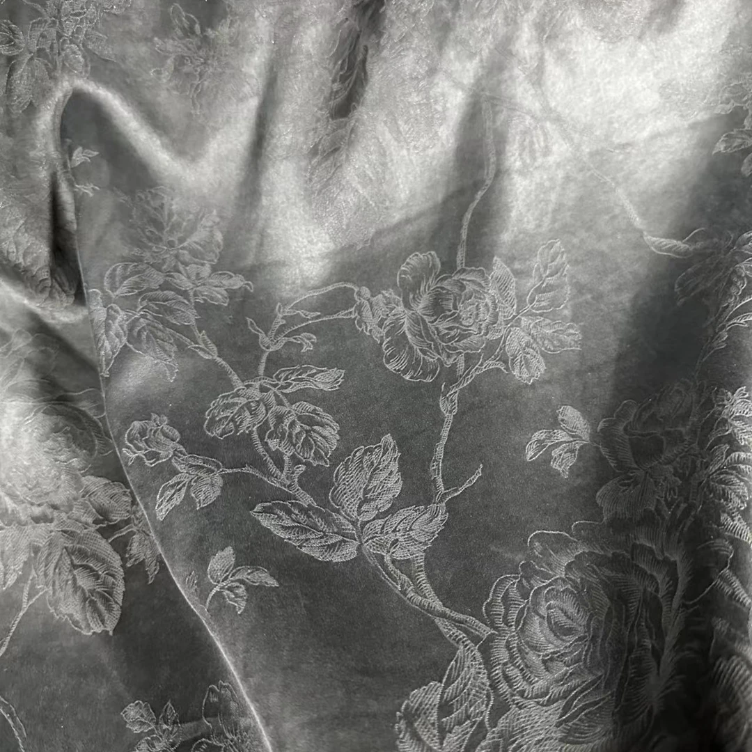 900~1200香云纱直播专用链接，双面提花重缎绞罗布料