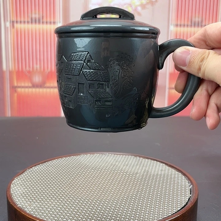 紫砂茶杯紫砂茶具手工紫砂盖杯