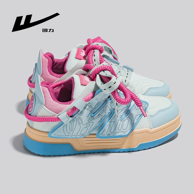 回力女鞋2024秋冬新款复古百搭时尚潮鞋低帮小众ins潮流学生板鞋