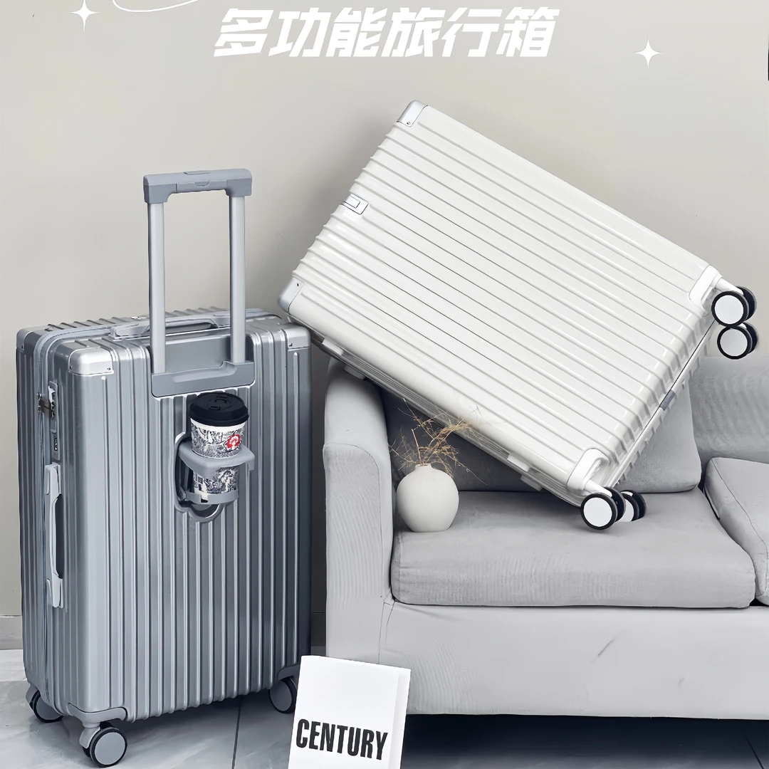 旅行行李箱男款小型轻便20寸登机拉杆箱静音万向轮密码皮箱多功能