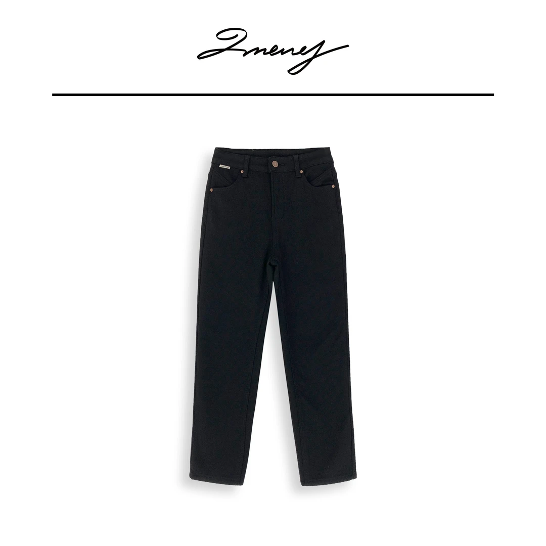 LMENY天丝小黑牛~四面弹不掉色显瘦加绒小鸟腿裤24DK009