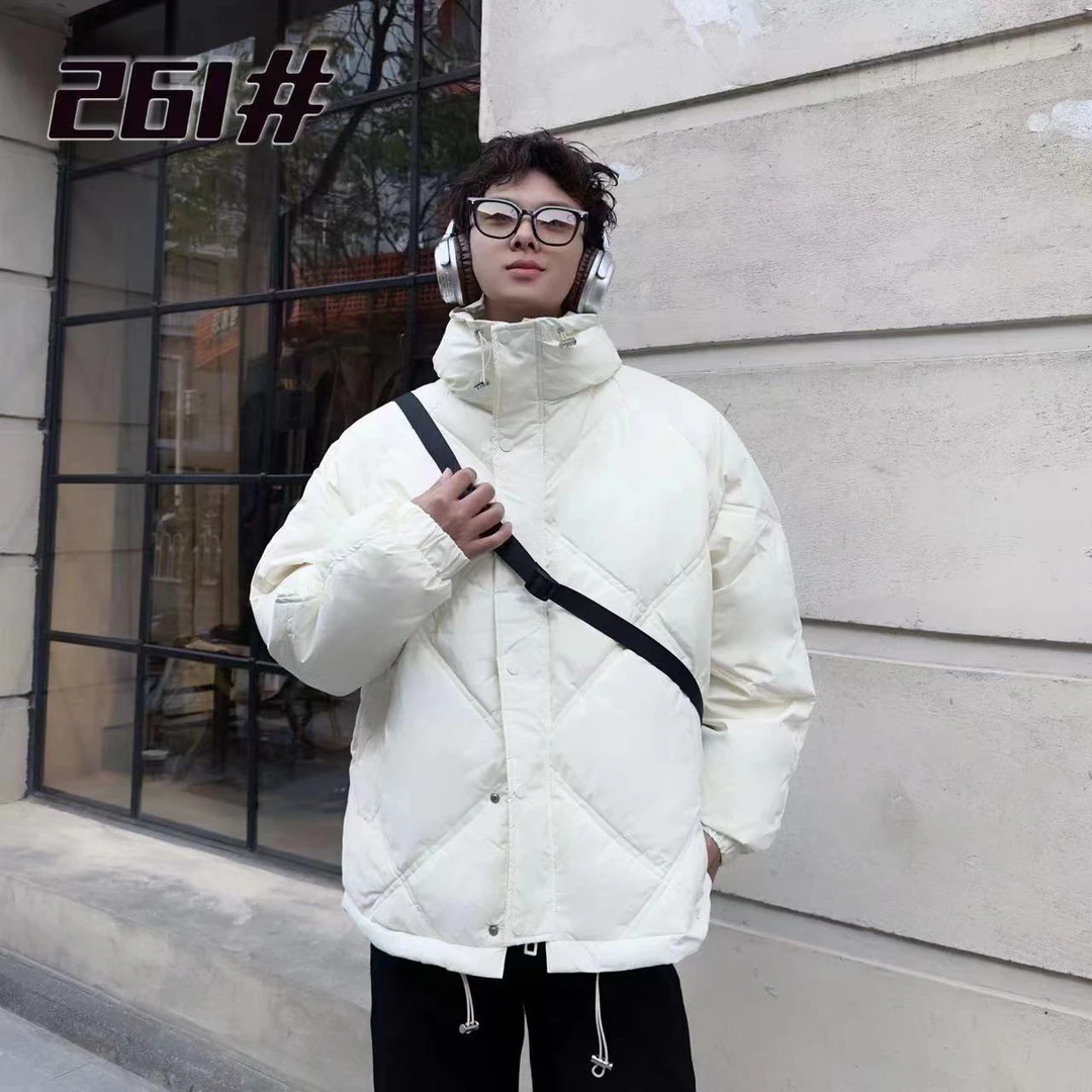 老男孩冬季新款男士香风棉服情侣网红潮流百搭保暖加后外套261