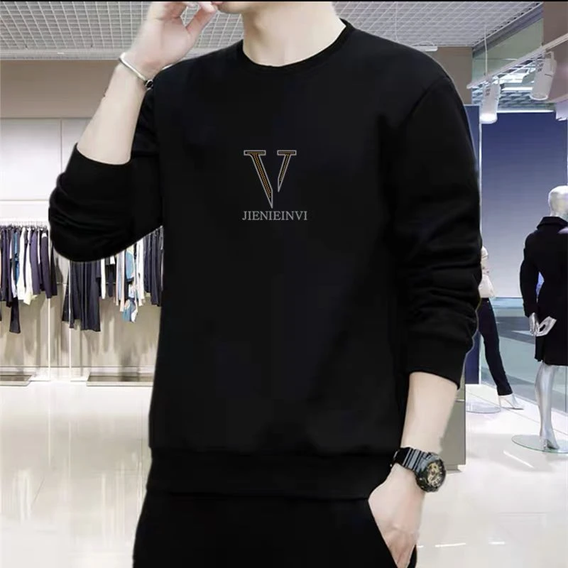 【小扬哥推荐】卫衣男士春秋季宽松圆领套头中青年长袖恤打底秋冬