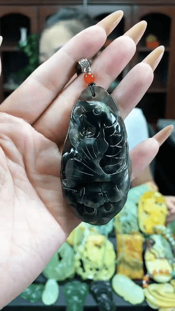 【闪购商品】蛇纹石玉吊坠未镶嵌1
