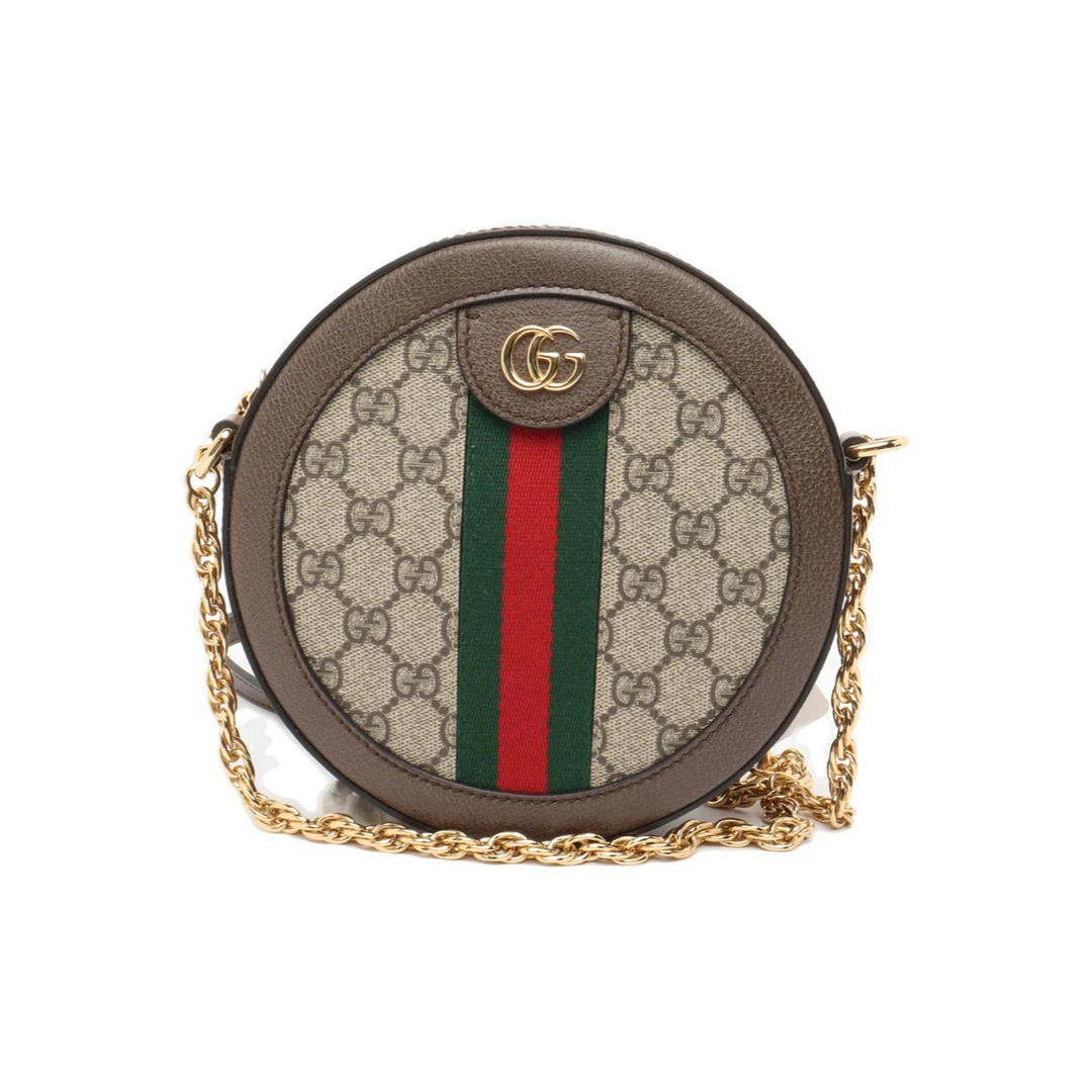 95新 GUCCI/古驰 老花圆饼
