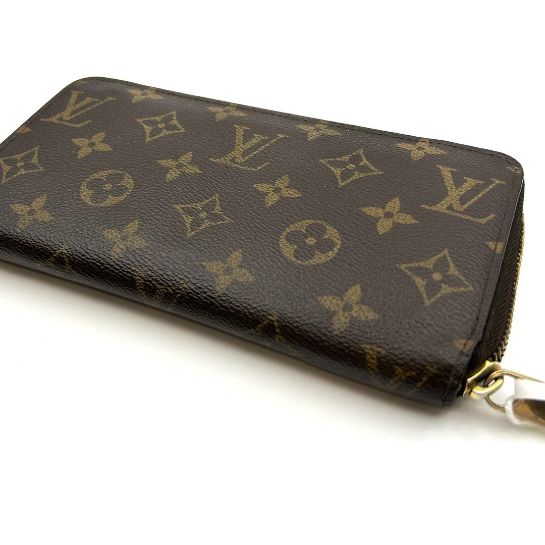 95新   LouisVuitton/路易威登 LV老花拉链钱包/SM818001