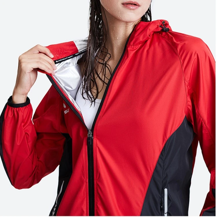 HOTSUIT/后秀女款健身户外运动套装 长袖暴汗服 休闲透气运动装