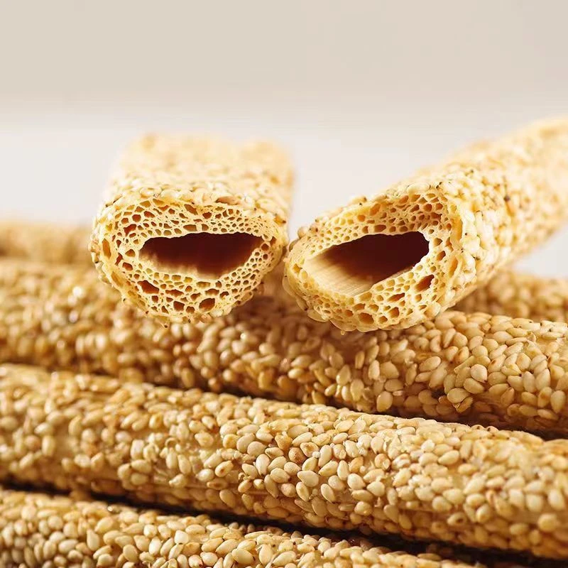 芝麻糖棍手工麦芽糖酥糖芝麻杆山东特产怀旧老式灶糖防碎包装