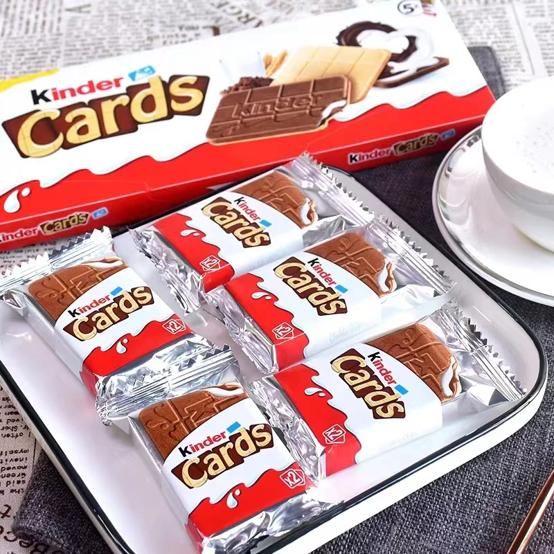 Kinder/健达德国进口卡尔滋牛奶夹心巧克力酥脆威化饼干盒装128g
