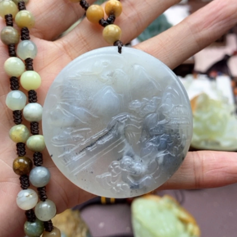 【闪购商品】岫玉挂件未镶嵌