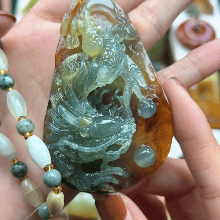 蛇纹石玉挂件未镶嵌