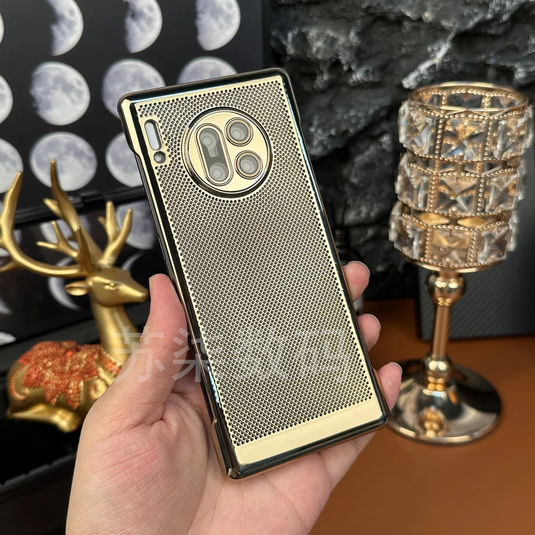 适用华为Mate30Pro手机保护壳新款高清镜头膜超薄散热透气防摔壳